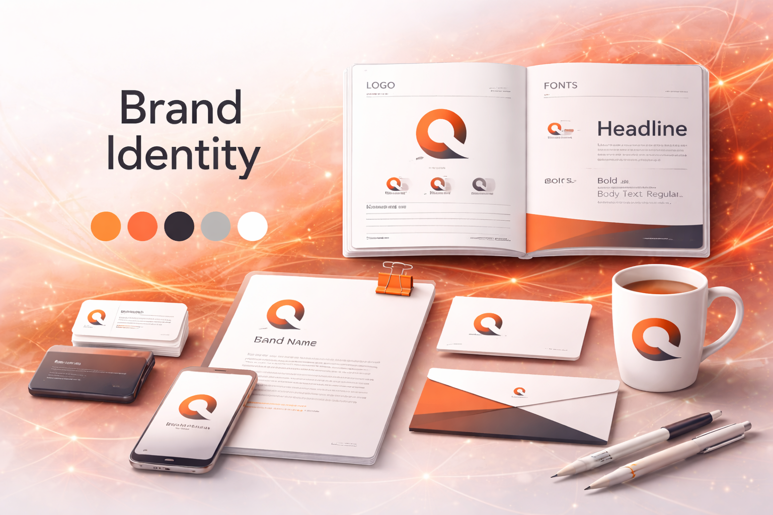 Brand identity system showcase
