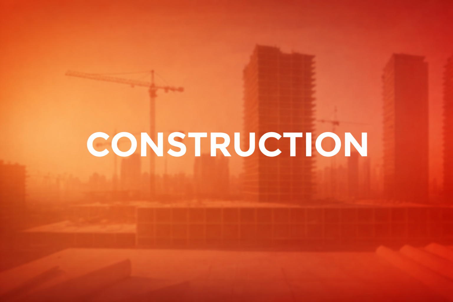 Construction industry branding visual