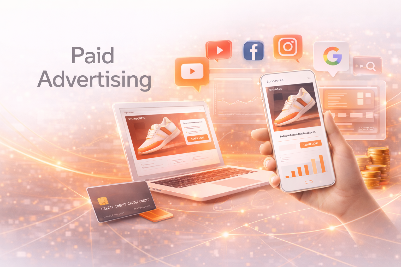Paid advertising campaign creative